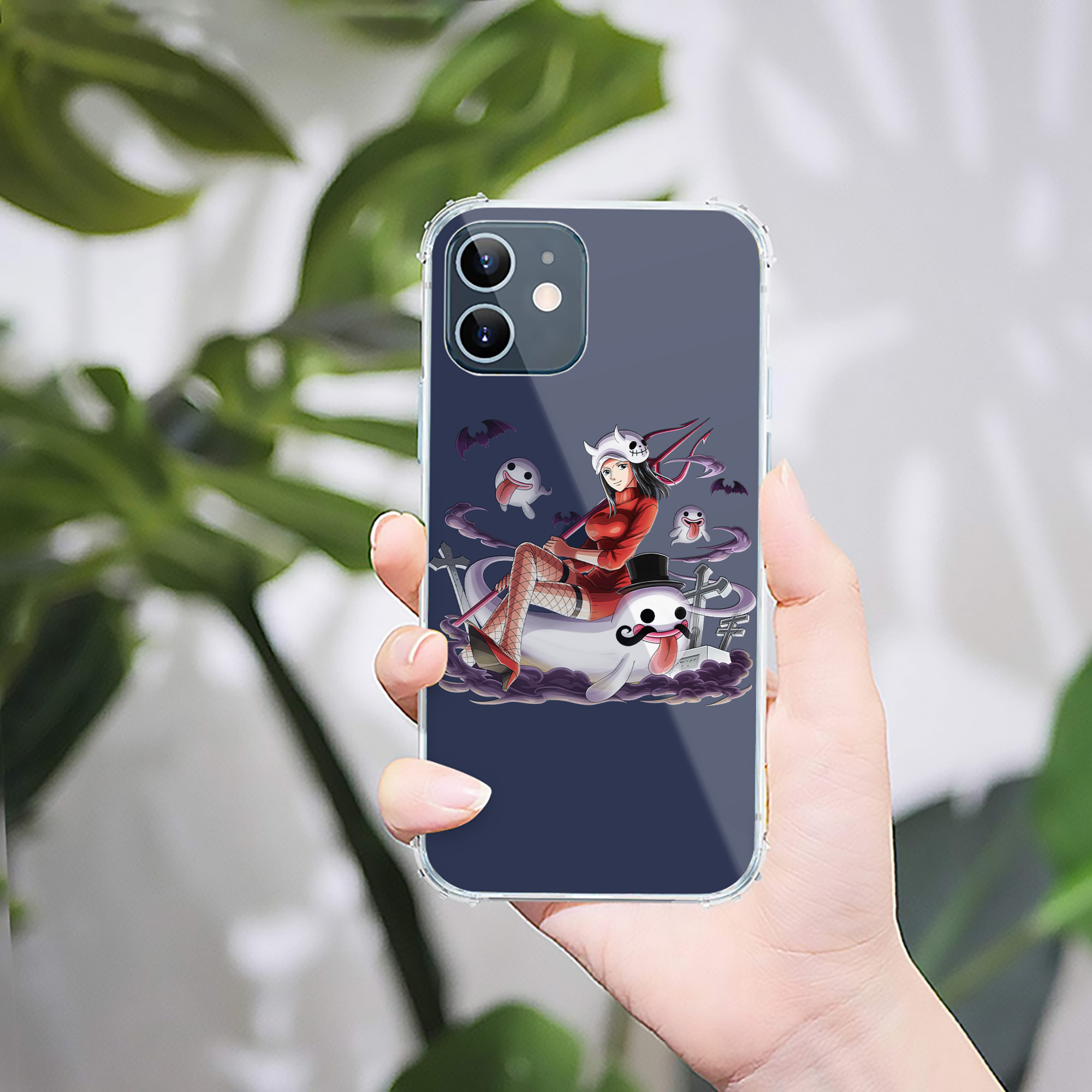 （画像用） ワンピース ニコ・ロビン ONE PIECE Nico Robin 【iPhone 12シリーズ対応】透明スマホケース（クリアソフトケース）
